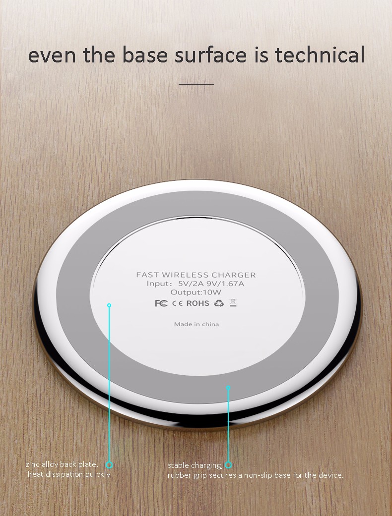 009 DESK FAST WIRELESS CHARGER