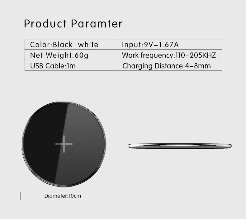 009 DESK FAST WIRELESS CHARGER