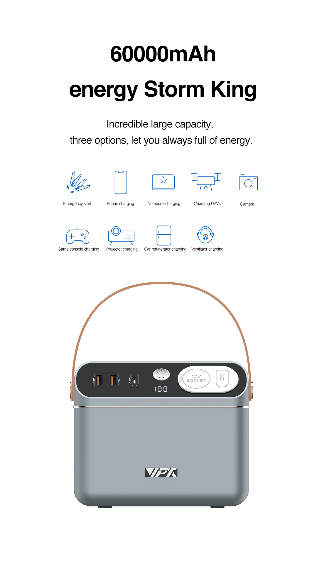 VPX CN302 · large capacity portable energy storage power station