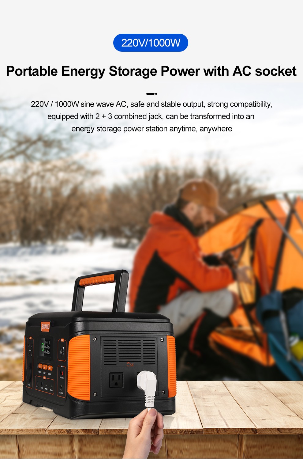 VPX J650 · 22.2V/28.6Ah Portable Power Station