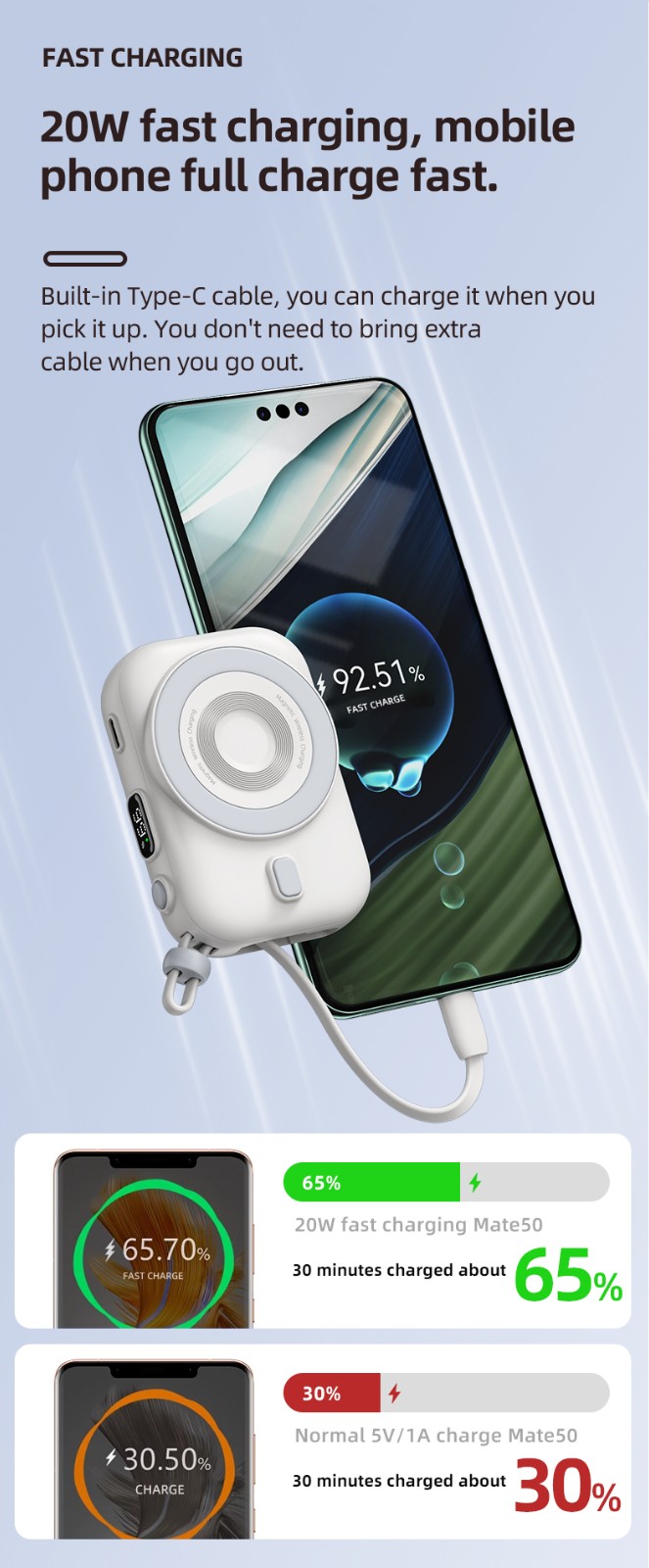 VPX HW32 · Magnetic Wireless  Charging Power Bank