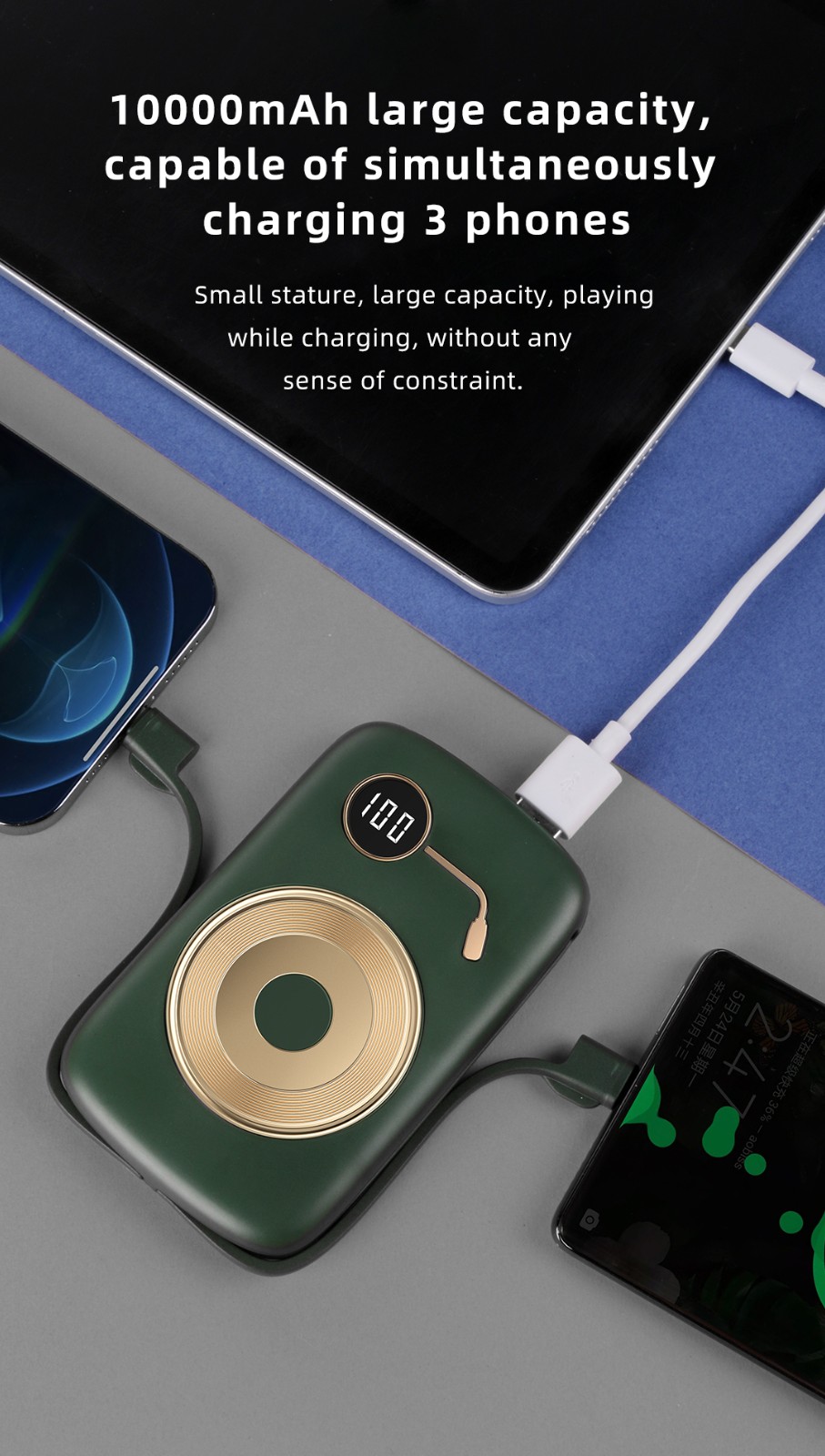 VPX HW32 · Magnetic Wireless  Charging Power Bank