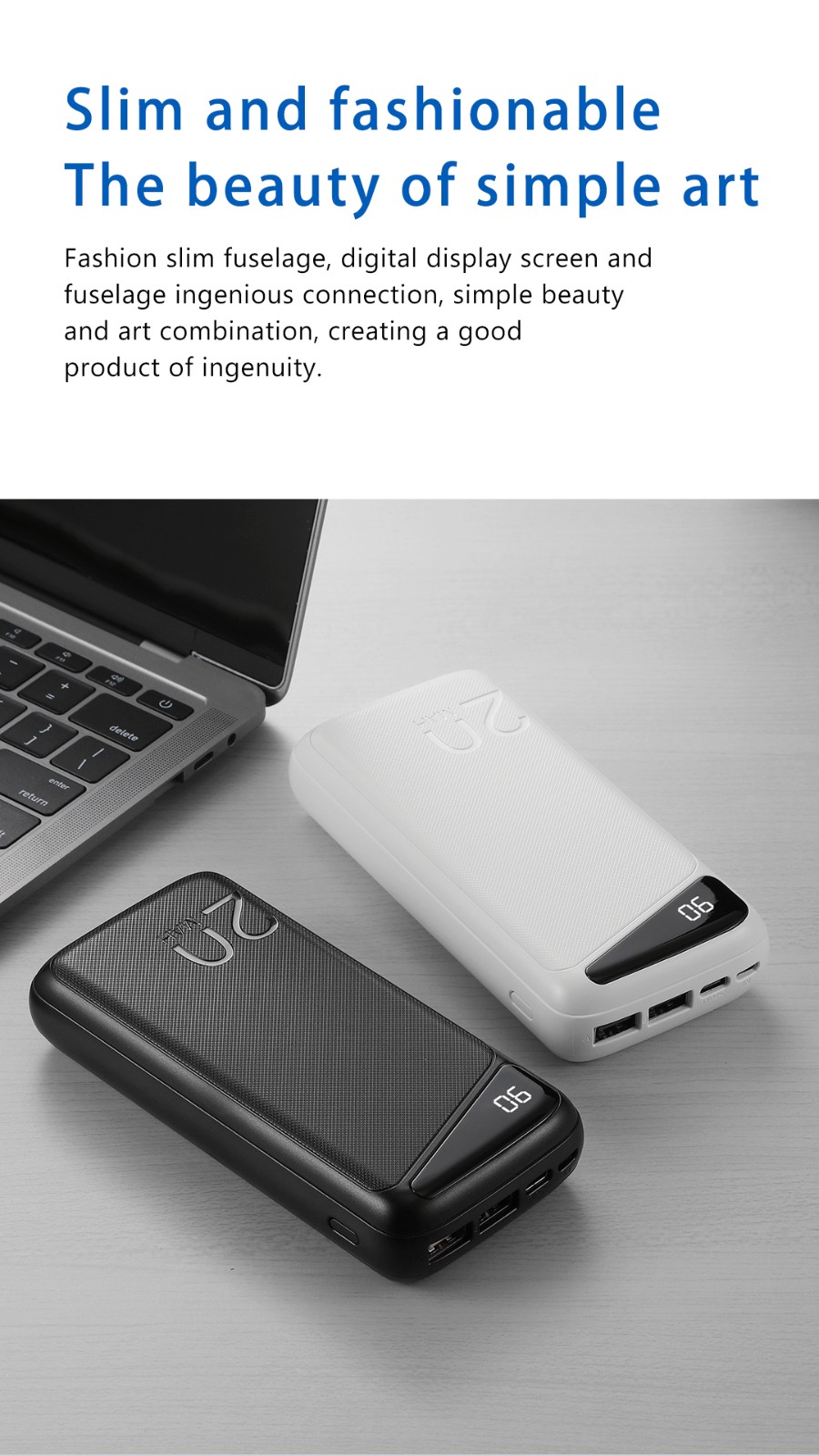 VPX HB111D · 22.5W fast charging Power Bank