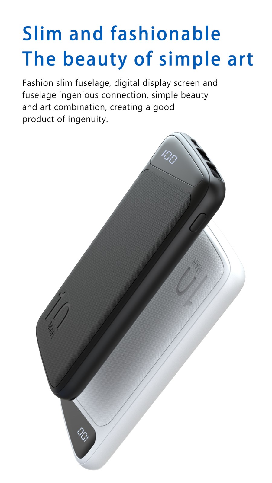 VPX HB110D · 22.5W FAST CHARGING POWER BANK